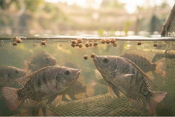 Granules_D_Aliments_Flottants_Pour_Poissons_Destines_A_L_Elevage_De_Tilapia_En_Bassins_Aquacoles